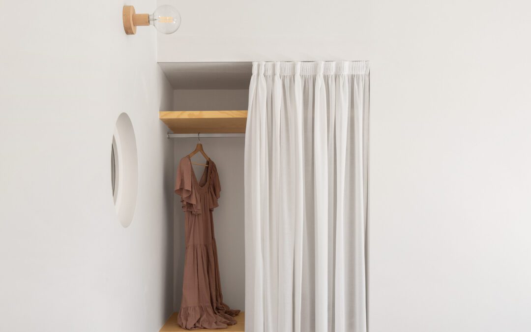 decluttering the closets